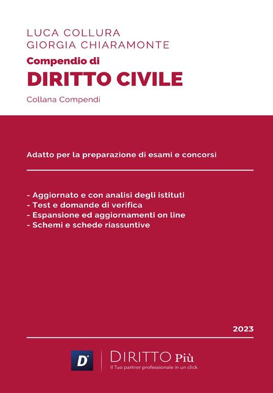 Compendio di diritto civile. Con QR-Code - Luca Collura,Giorgia Chiaramonte - copertina