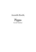 Pippo. For solo trombone. Partitura