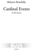 Cardinal events. For Bb clarinet. Partitura