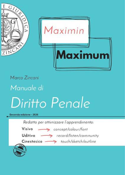 Manuale di diritto penale - Marco Zincani - copertina