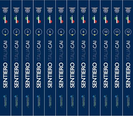 Sentiero Italia CAI. Pacchetto collana. Vol. 1-12 - copertina