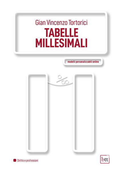 Tabelle millesimali. Ediz. integrale - Gian Vincenzo Tortorici - copertina