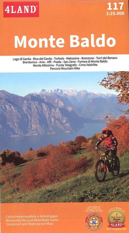 Monte Baldo n. 117 1:25.000 - 4LAND Srl - copertina