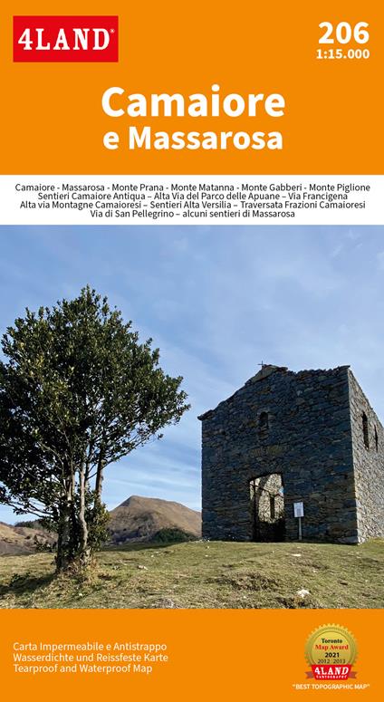 Camaiore e Massarosa 1:25.000 - 4LAND Srl - copertina