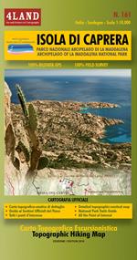 Isola di Caprera n. 161. Parco Nazionale Arcipela di La Maddalena-Archipelago of La Maddalena National Park 1:10.000. Ediz. bilingue