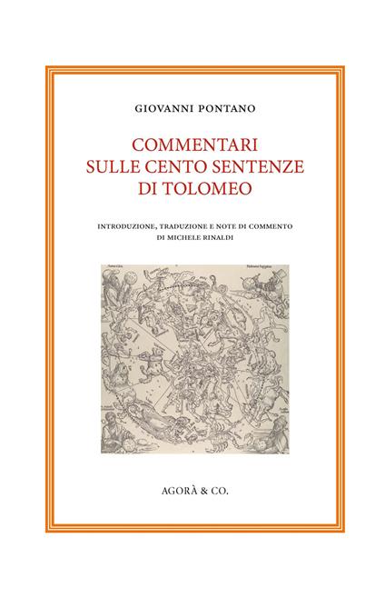 Commentari sulle cento sentenze di Tolomeo - Giovanni Pontano - copertina