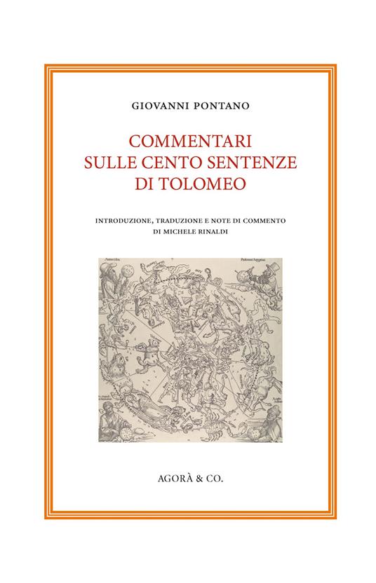 Commentari sulle cento sentenze di Tolomeo - Giovanni Pontano - copertina