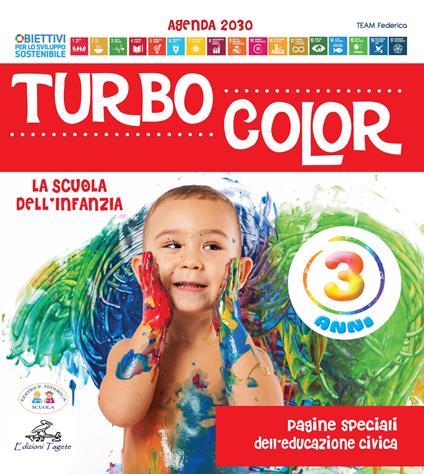 Turbocolor. 3 anni. Ediz. illustrata - Team Federica Scuola - copertina