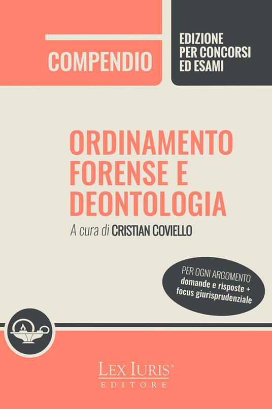 Compendio ordinamento forense e deontologia - copertina