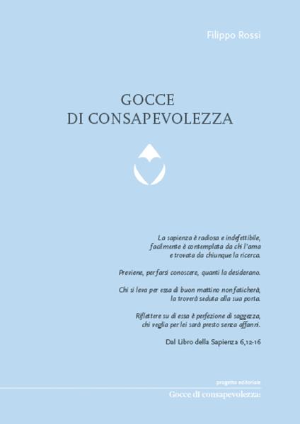 Gocce di consapevolezza - Filippo Rossi - copertina