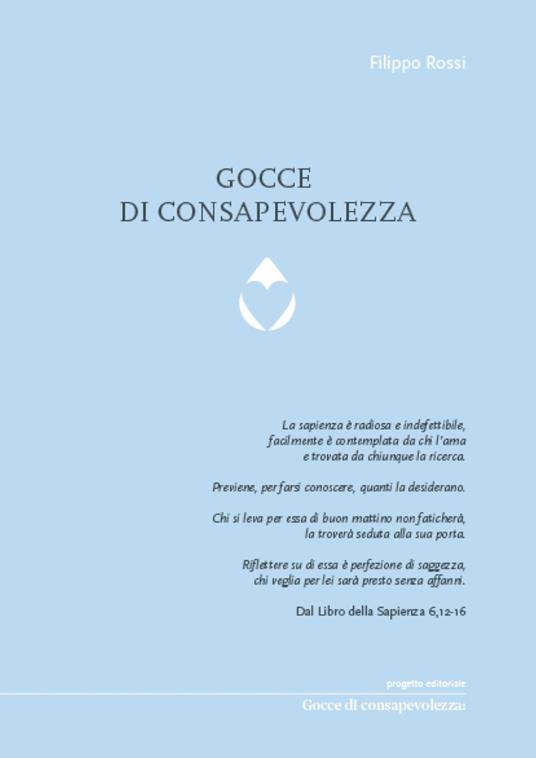 Gocce di consapevolezza - Filippo Rossi - copertina