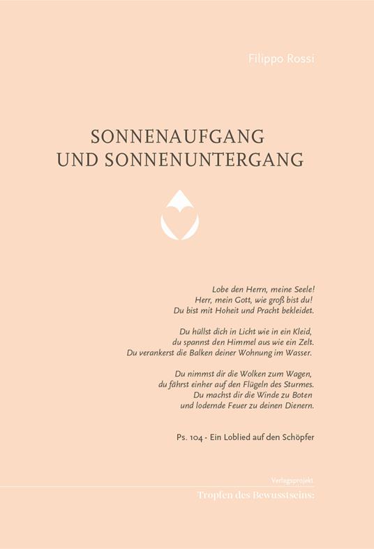 Sonnenaufgang und sonnenuntergang - Filippo Rossi - copertina