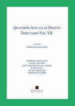  Questioni attuali di diritto tributario. Vol. 7