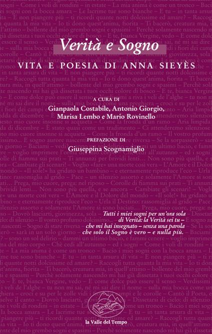 Verità e Sogno. Vita e poesia di Anna Sieyès - copertina