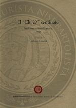 Il «chi è?» sentinate. Sassoferrato nella storia. ‘900