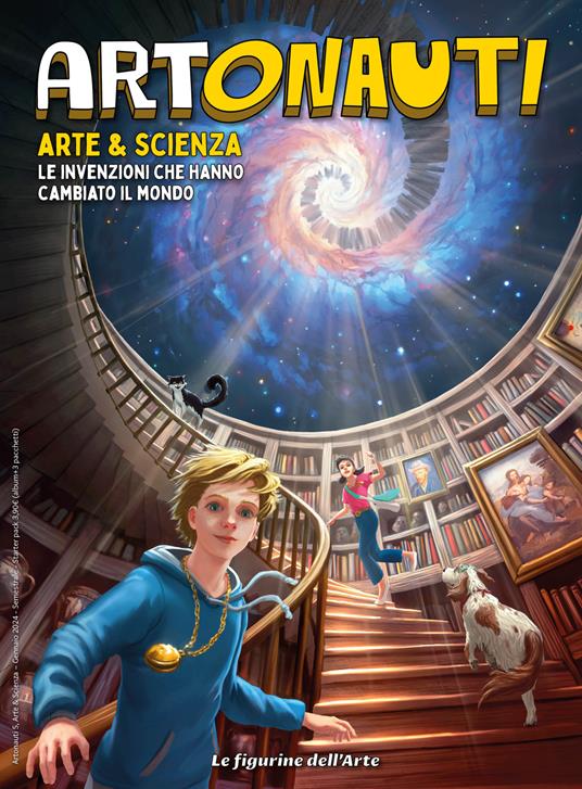 Artonauti. Arte & scienza. Le invenzioni che hanno cambiato il mondo. Figurine. Ediz. illustrata. Con 12 pacchetti di figurine - Daniela Re,Marco Tatarella - copertina