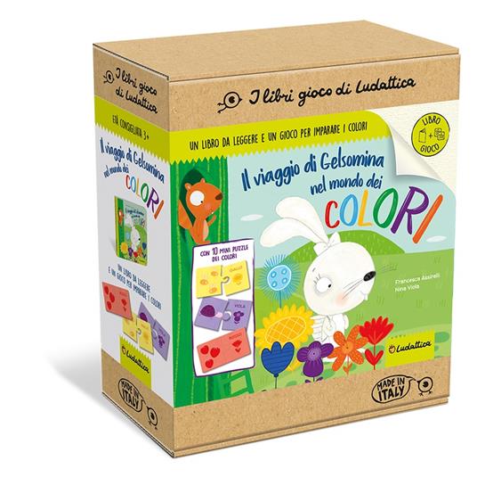 Il viaggio di Gelsomina nel mondo dei colori. Ediz. a colori. Con gioco di associazione logica sagomato - copertina