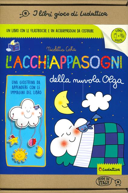 L'acchiappasogni della Nuvola Olga. I libri gioco di Nic. Ediz. a colori. Con Gioco - Nicoletta Costa - copertina