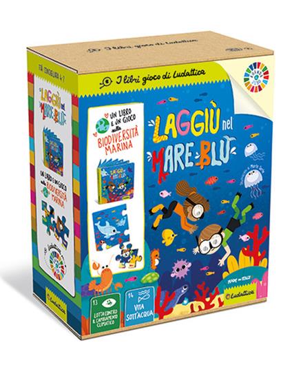 Laggiù nel mare blu! - copertina