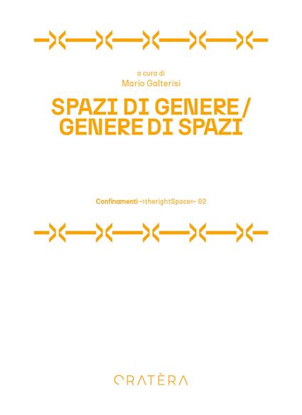 Spazi di genere. Genere di spazi - copertina