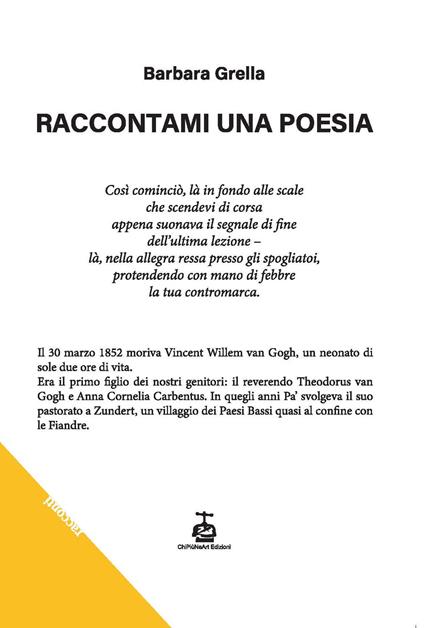 Raccontami una poesia - Barbara Grella - copertina