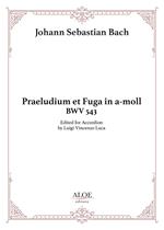 Praeludium et Fuga in a-moll BWV 543. Edited for accordion. Per fisarmonica. Partitura