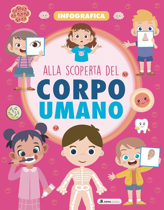 Alla scoperta del corpo umano. Infografica. Ediz. a colori - copertina