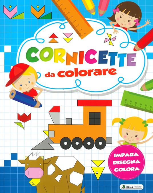 Cornicette da colorare. Ediz. a colori - copertina