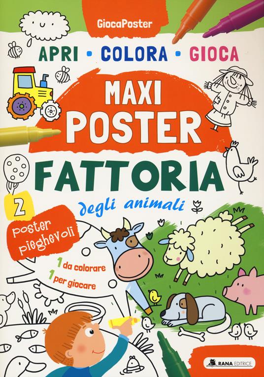 Fattoria degli animali. Maxi poster. Ediz. illustrata - copertina