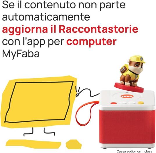 Raccontastorie Faba Paw Patrol La Squadra Dei Cuccioli: Rubble - 2