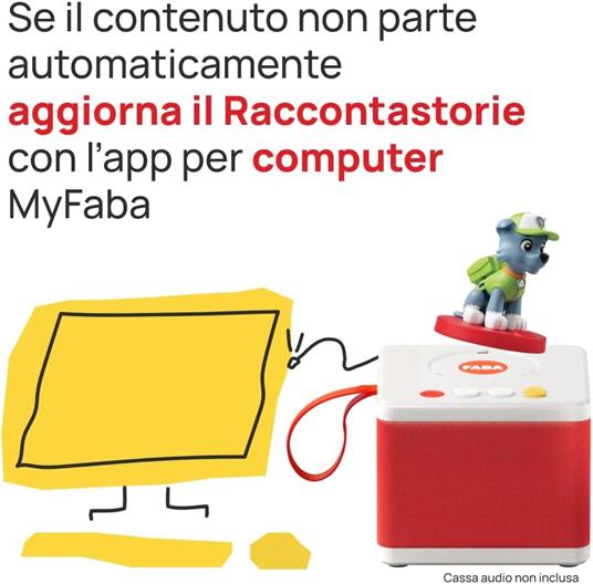 Raccontastorie Faba Paw Patrol La Squadra Dei Cuccioli: Rocky - 2