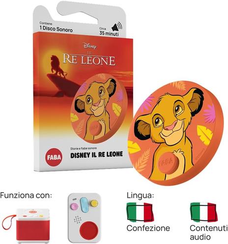 FABA personaggio sonoro - Il Re Leone - 4