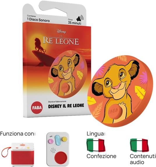 FABA personaggio sonoro - Il Re Leone - 4