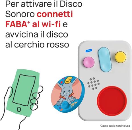 FABA personaggio sonoro - Dumbo - L'Elefante Volante - 3