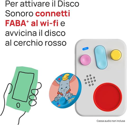 FABA personaggio sonoro - Dumbo - L'Elefante Volante - 3