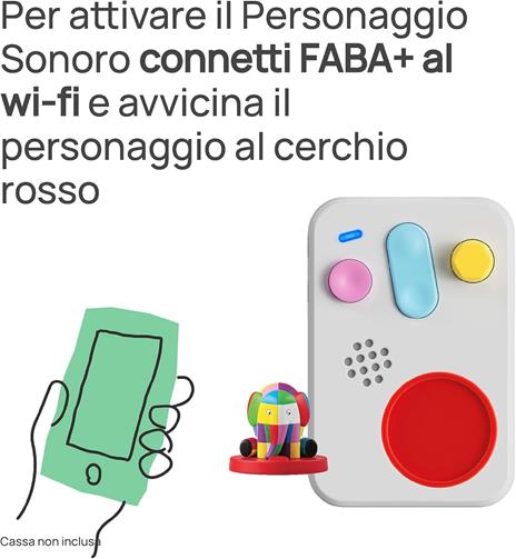 Faba personaggio sonoro. I Racconti Di Elmer - 3