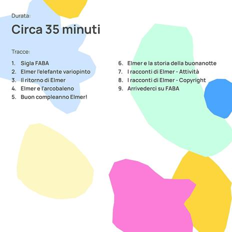 Faba personaggio sonoro. I Racconti Di Elmer - 5