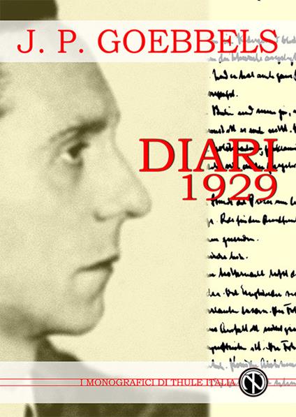 Diari 1929. Ediz. illustrata - Joseph Goebbels - copertina