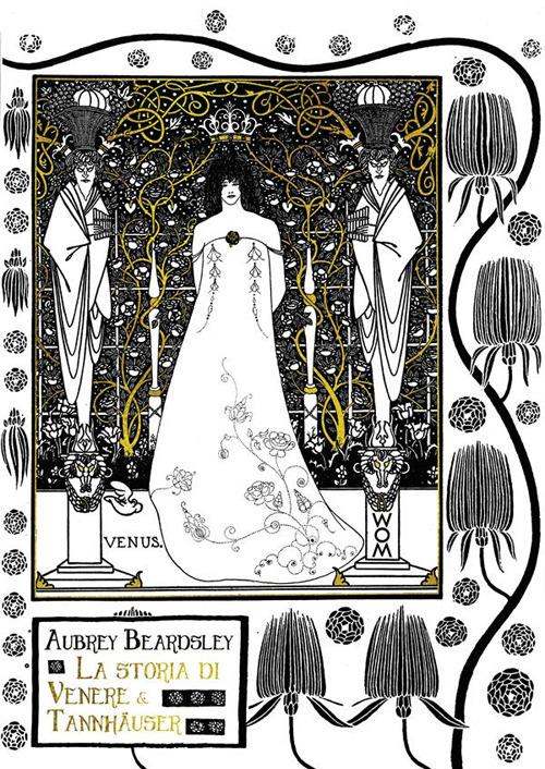 La storia di Venere e Tannhäuser - Aubrey Beardsley - copertina