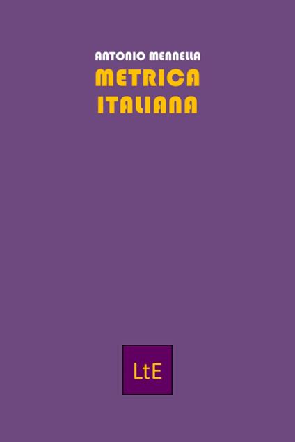 Metrica italiana - Antonio Mennella - copertina