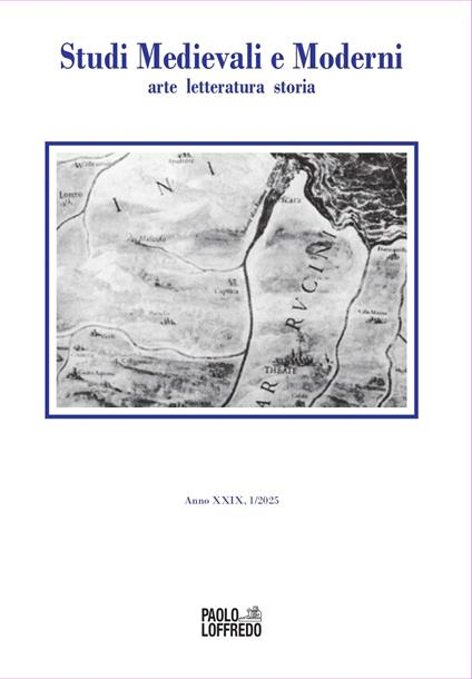 Studi medievali e moderni. Arte, letteratura, storia (2025). Vol. 1 - copertina