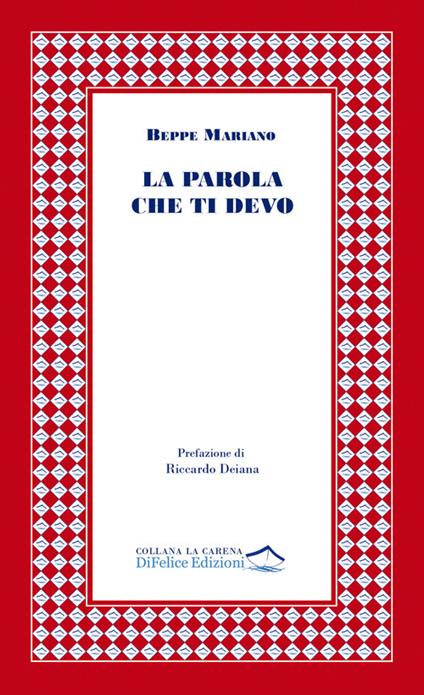La parola che ti devo - Beppe Mariano - copertina