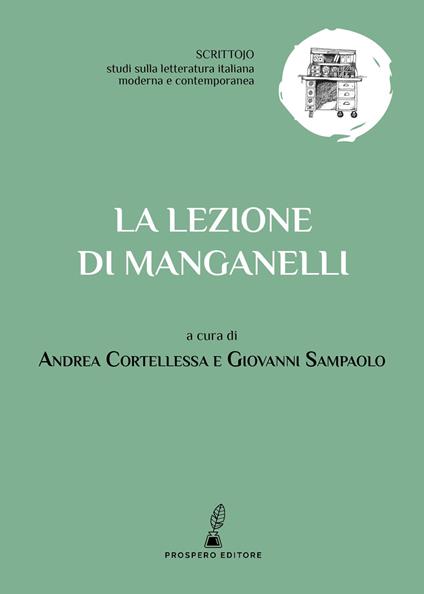 La lezione di Manganelli - copertina