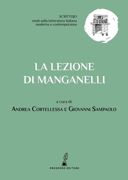 La lezione di Manganelli - copertina