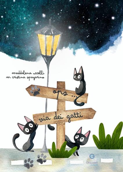 Ops ... via dei gatti - Maddalena Uccelli - copertina