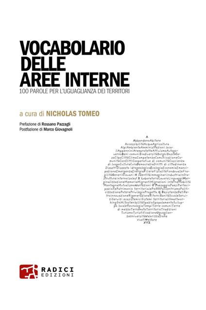 Vocabolario delle aree interne. 100 parole per l'uguaglianza dei territori - Nicholas Tomeo - ebook