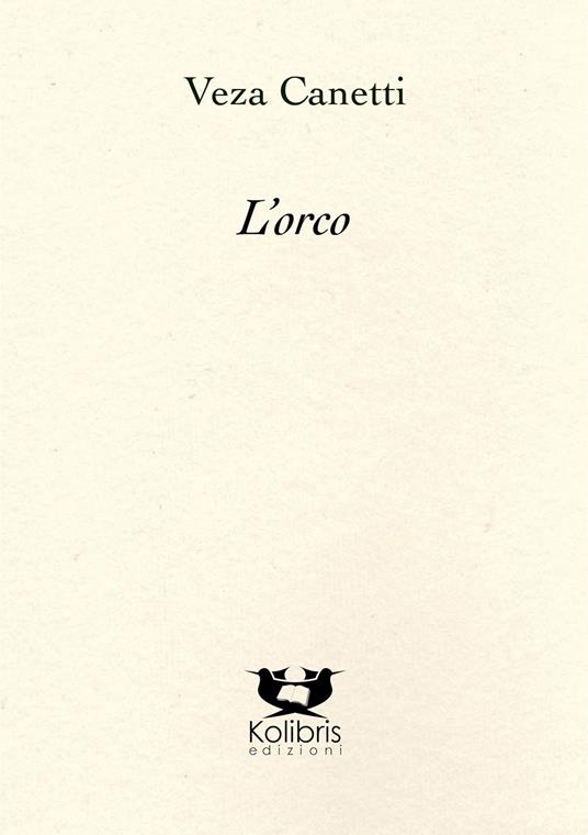 L' orco - Veza Canetti - copertina