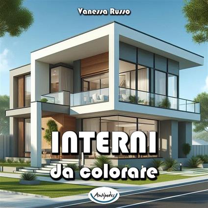 Interni da colorare - Vanessa Russo - copertina