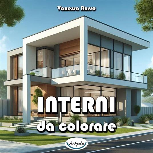 Interni da colorare - Vanessa Russo - copertina