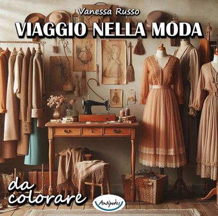 Viaggio nella moda da colorare. Ediz. a spirale - Vanessa Russo - copertina